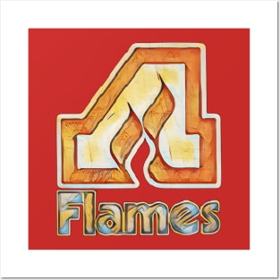 Atlanta Flames Hockey Posters and Art